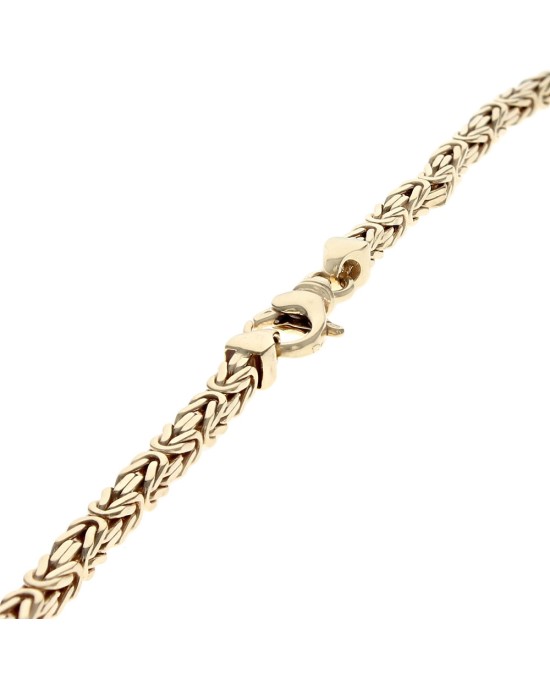 Byzantine Chain Necklace in Gold